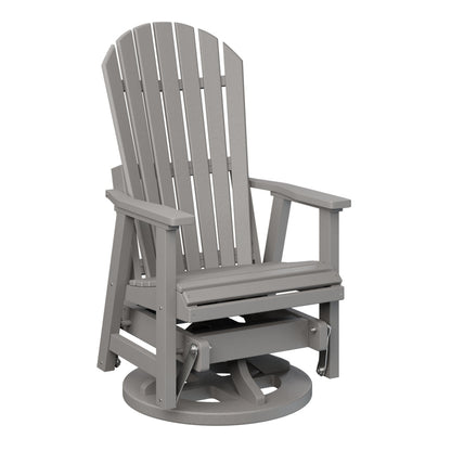 Berlin Gardens Comfo Back Poly Lumber Swivel Glider
