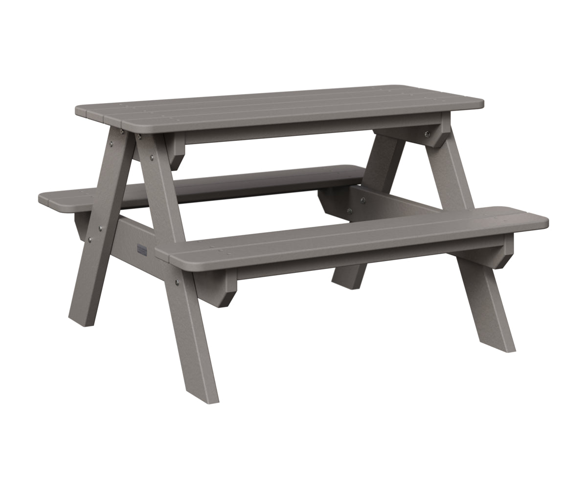 Berlin Gardens Kids Poly Lumber Rectangular Picnic Table