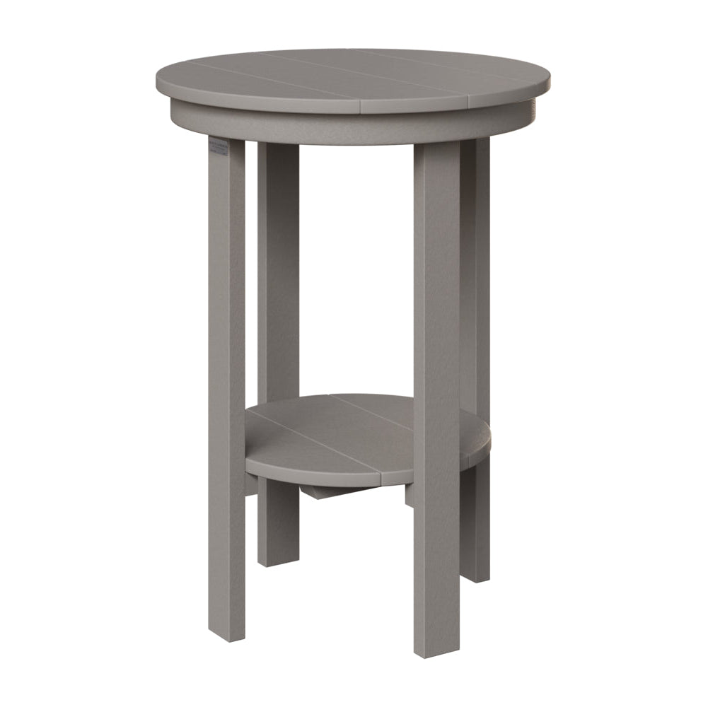 Berlin Gardens Outdoor Poly Lumber Round End Bar Table