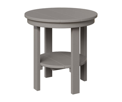 Berlin Gardens Outdoor Poly Lumber Round End Dining Table
