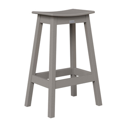 Berlin Gardens Outdoor Saddle Poly Lumber Bar Stool