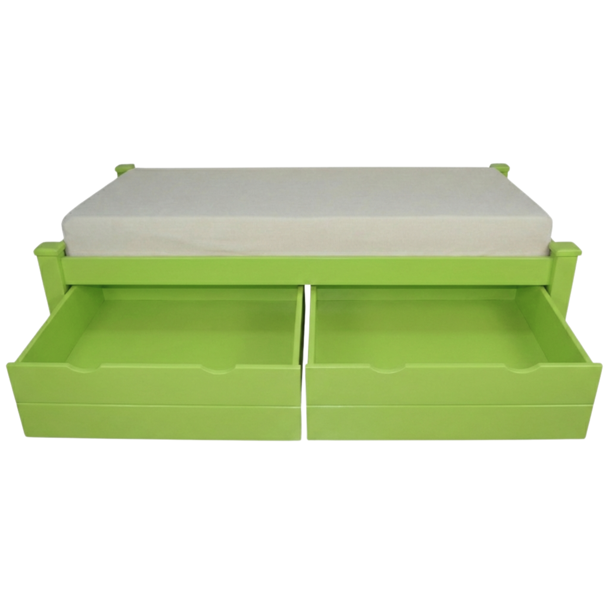 Versaloft Homestead Amish Made Bed Frame with 2-Piece Drawers