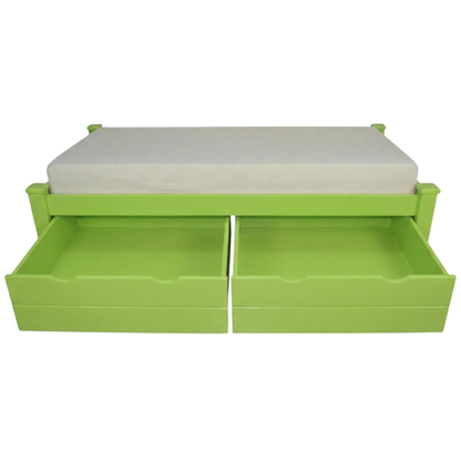 Versaloft Homestead Amish Made Bed Frame with 2-Piece Drawers