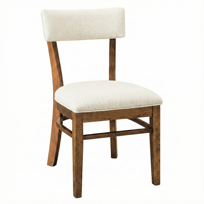 Miller Side Chair in Sealy Stain with Knit Fabric