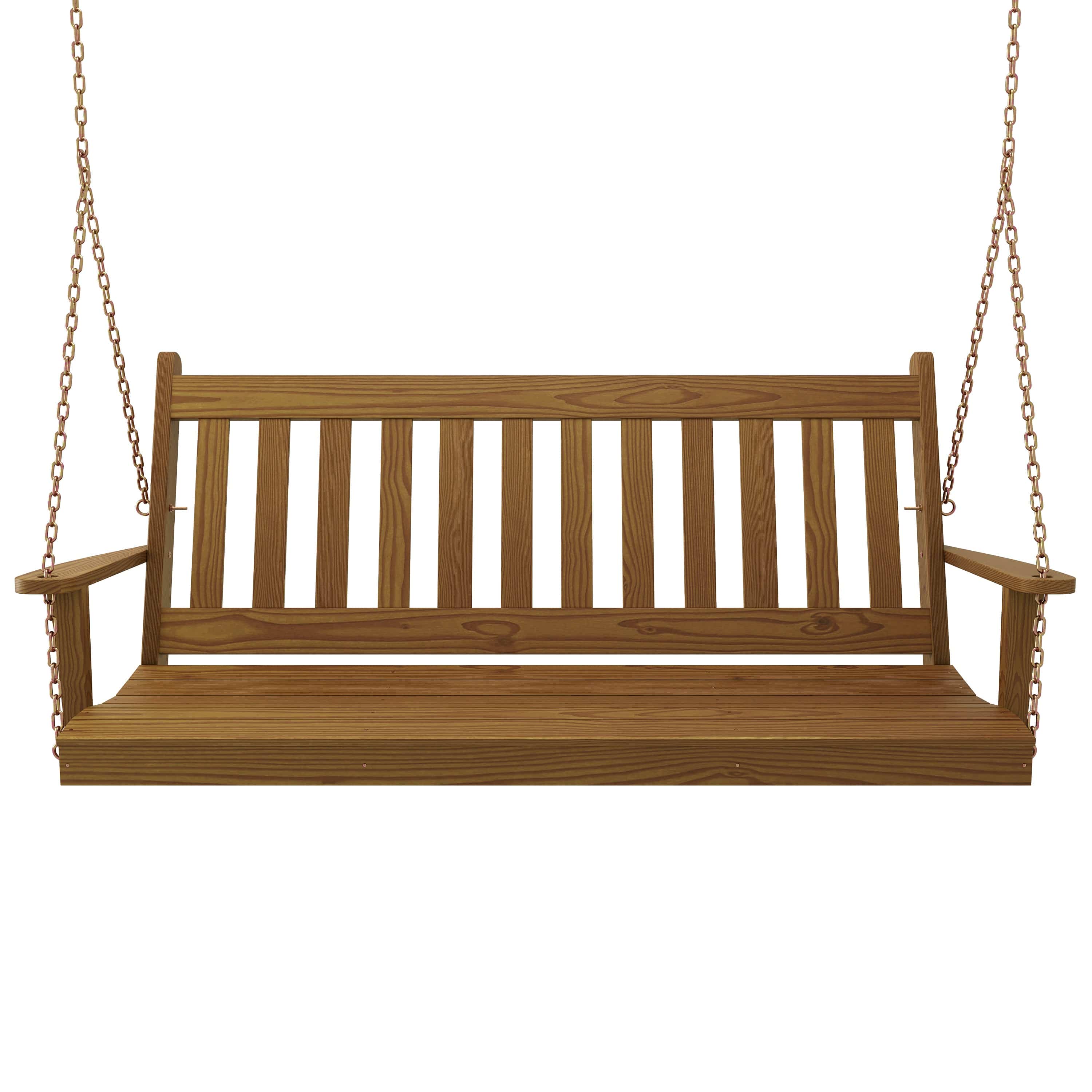 Keystone Amish Co. 5 Foot Franklin Porch Swing, Mushroom Stain