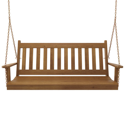 Keystone Amish Co. 4 Foot Franklin Red Cedar Porch Swing without Cup Holders