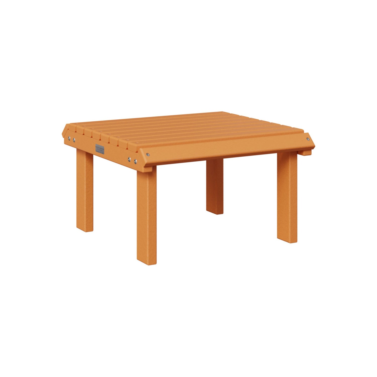 Berlin Gardens Outdoor Poly Lumber Stationary Footstool