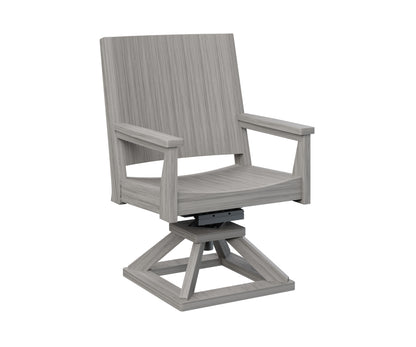 Berlin Gardens Mayhew Outdoor Poly Lumber Chat Swivel Rocker Dining Chair