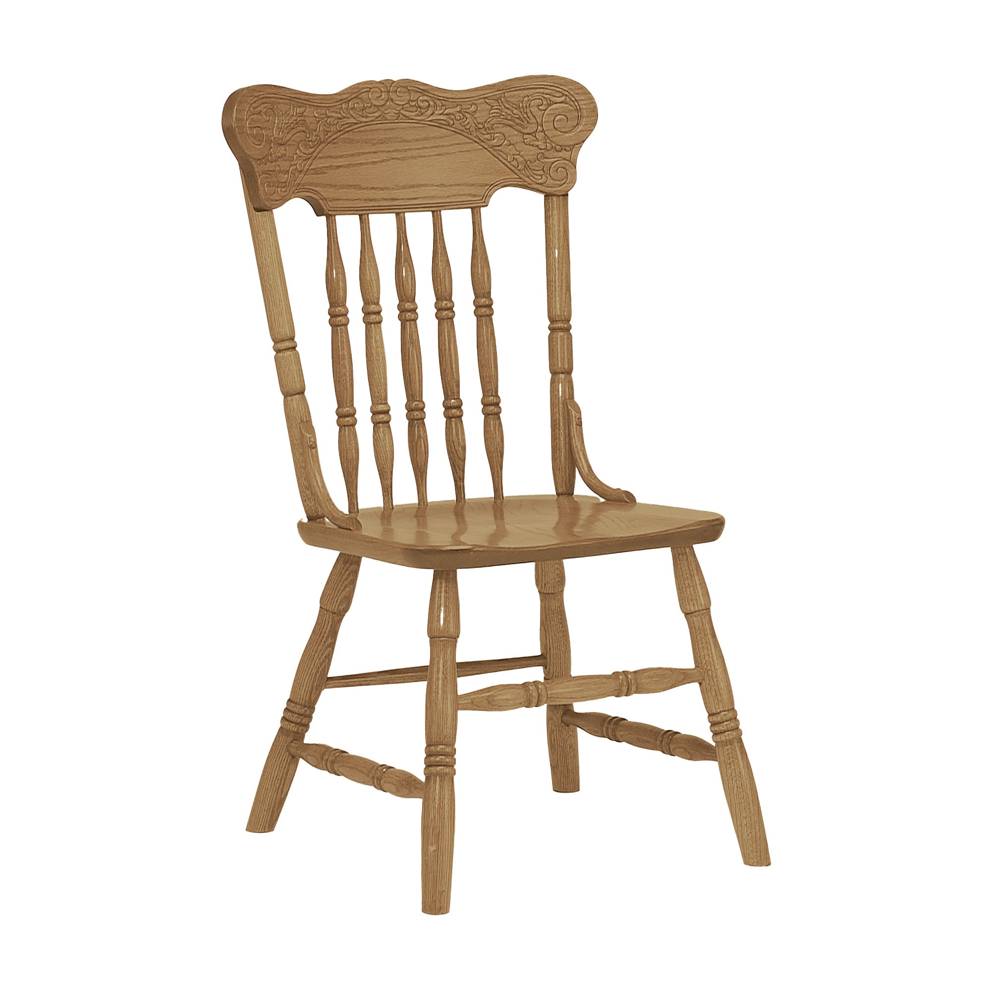 Hoosier Timbercraft Merriam Amish Pressback Dining Side Chair