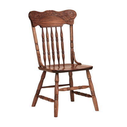 Hoosier Timbercraft Merriam Amish Pressback Dining Side Chair