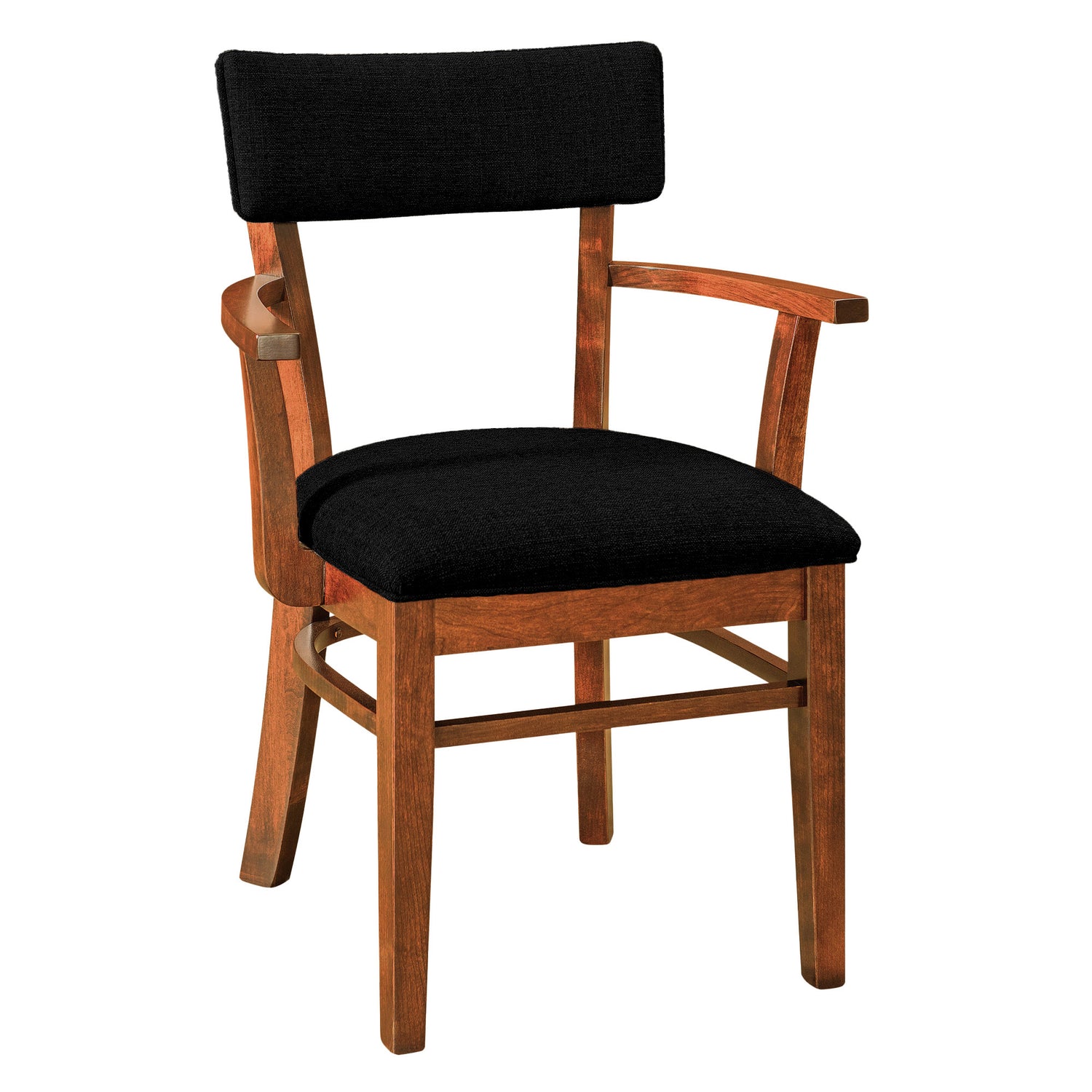 Hoosier Timbercraft Miller Upholstered Dining Arm Chair
