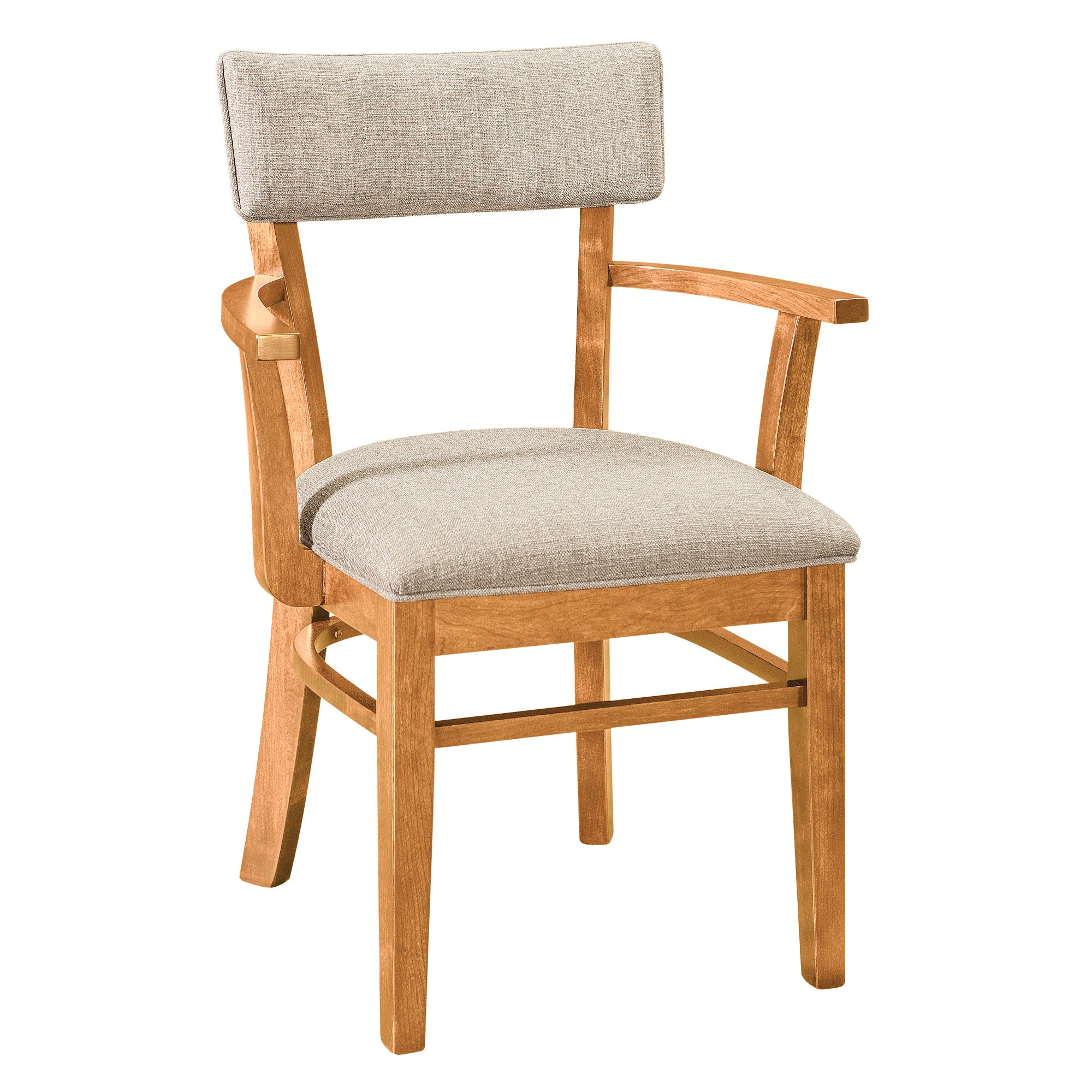 Hoosier Timbercraft Miller Upholstered Dining Arm Chair