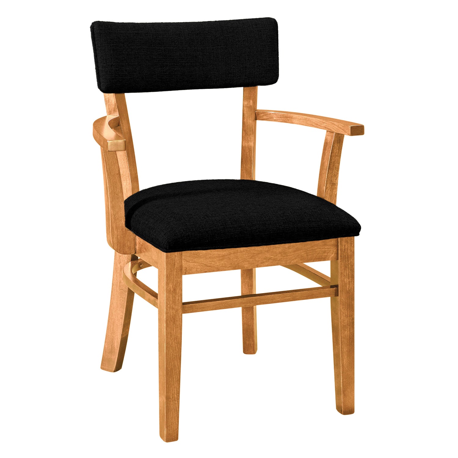 Hoosier Timbercraft Miller Upholstered Dining Arm Chair