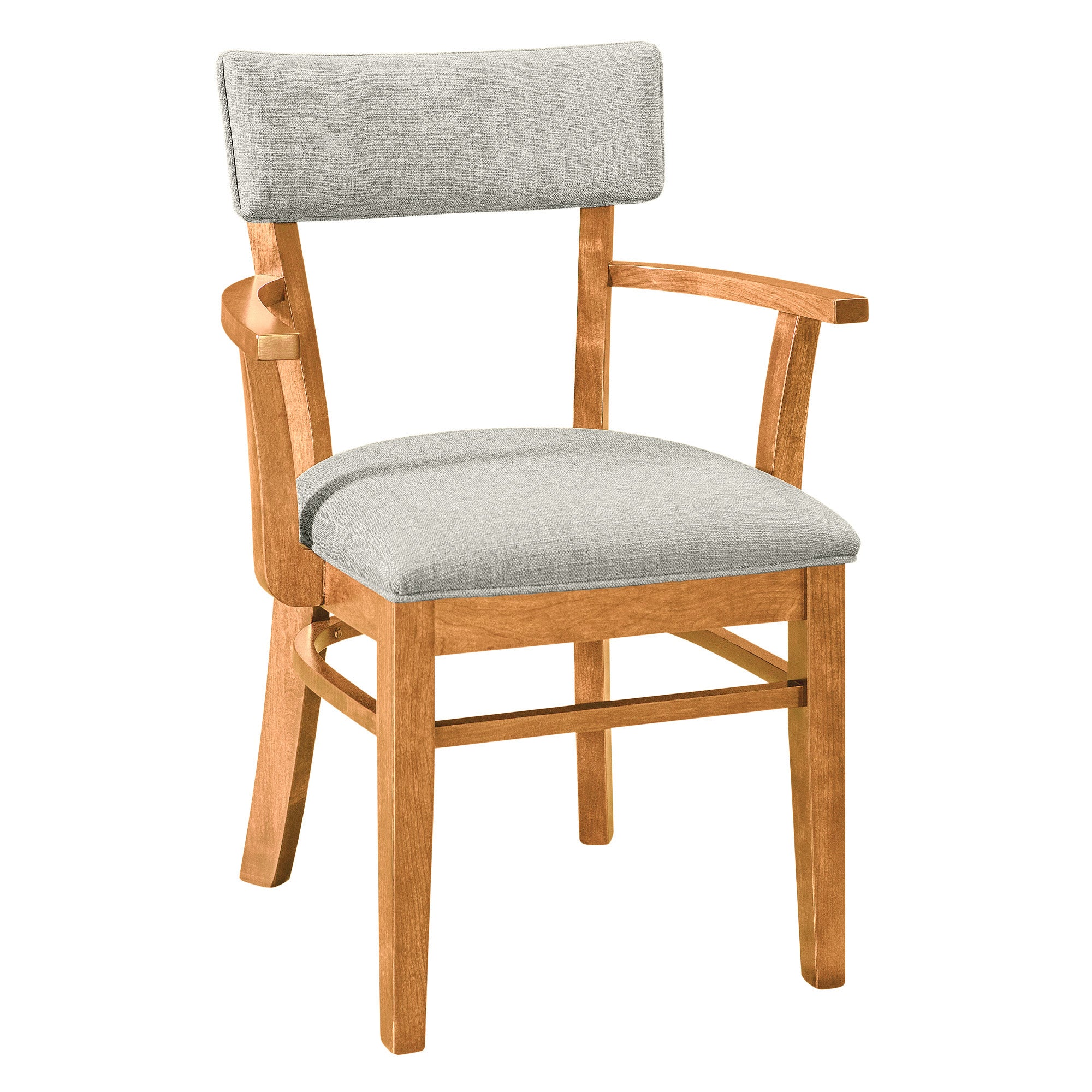 Hoosier Timbercraft Miller Upholstered Dining Arm Chair