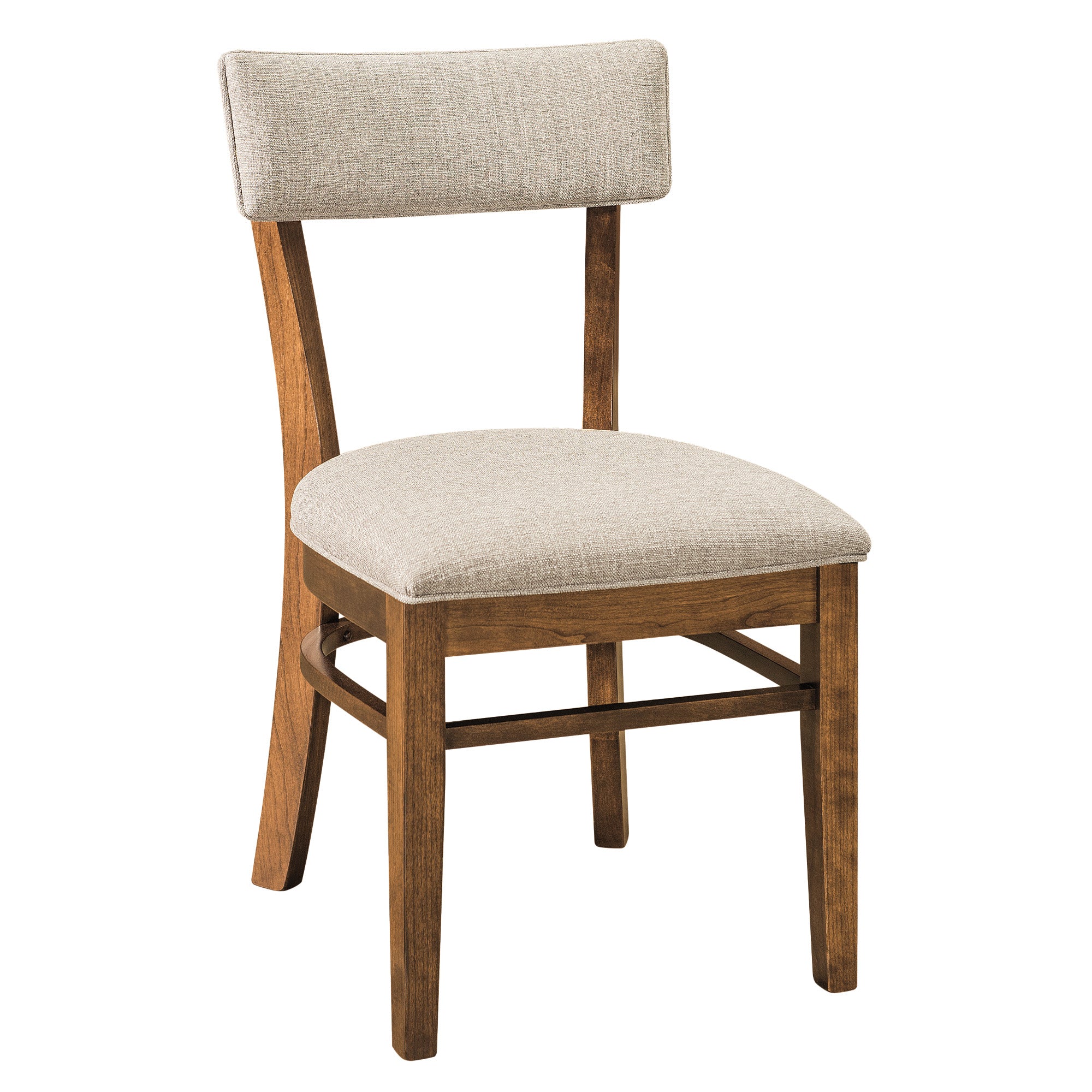 Miller Side Chair in Sealy Stain with Canal Fabric