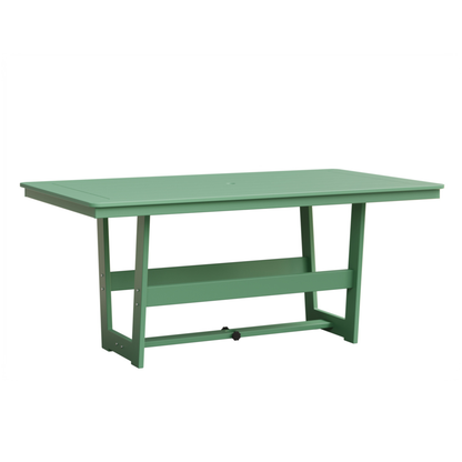 Berlin Gardens Hudson 70″ Outdoor Poly Lumber Rectangular Dining Table