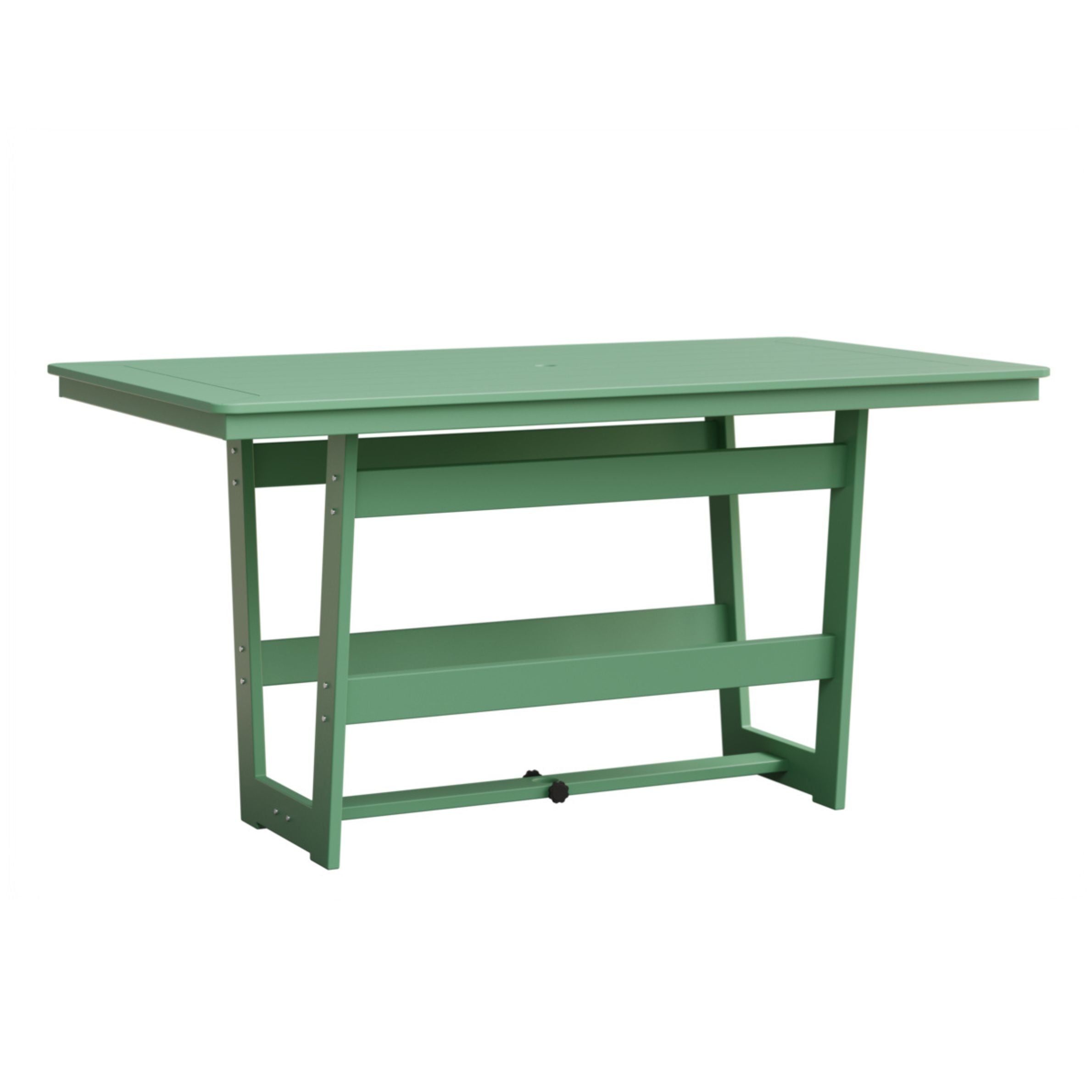 Berlin Gardens Hudson 70″ Outdoor Poly Lumber Rectangular Counter Height Table