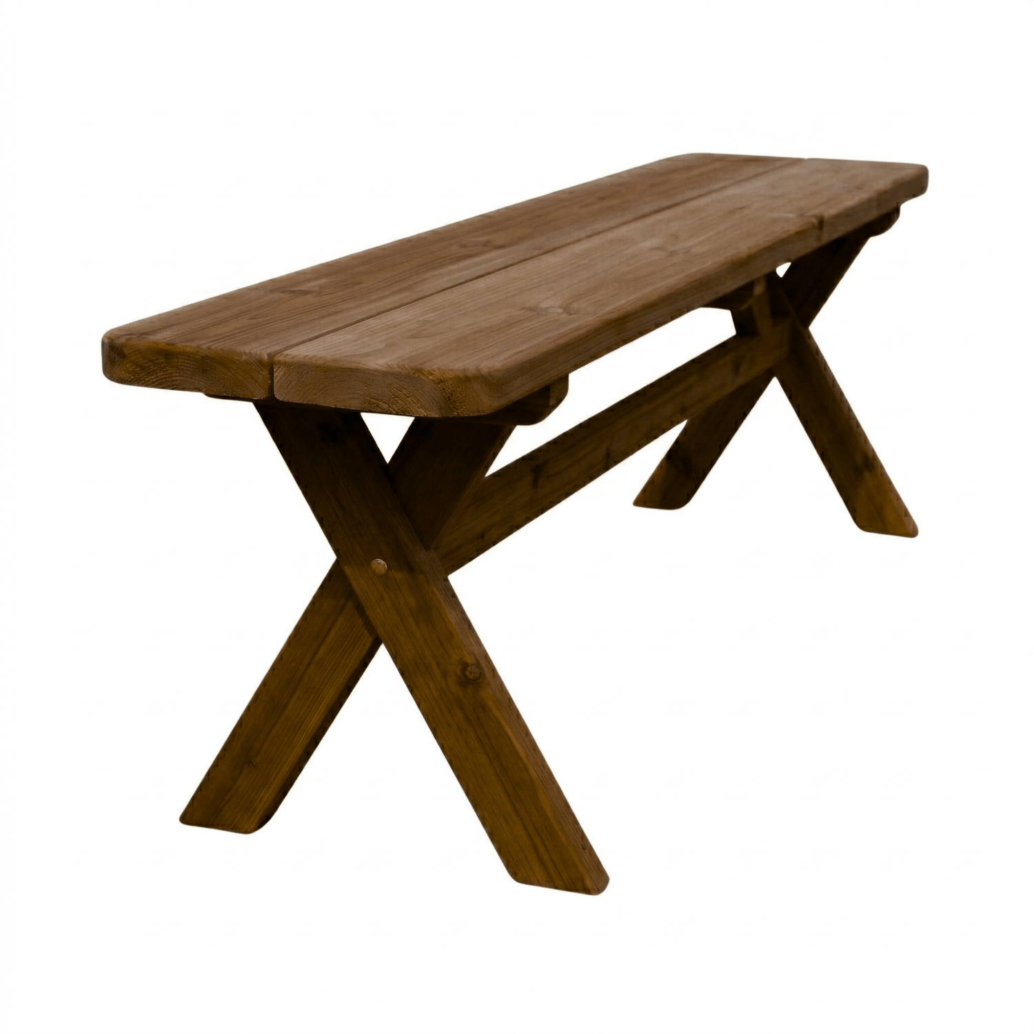 Keystone Amish Co. Red Cedar Crossleg Outdoor Bench