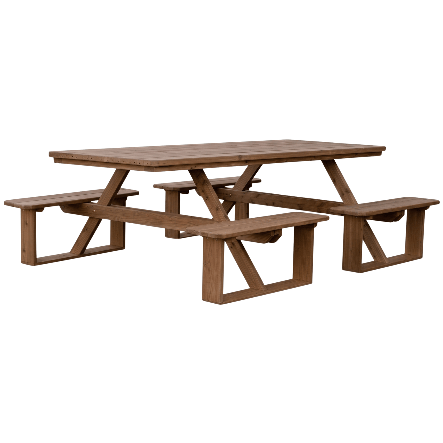 Keystone Amish Co. Red Cedar 8 Foot Walk-In Outdoor Table