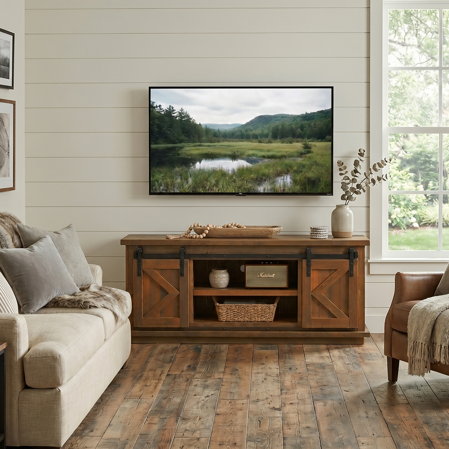 Legacy Estate Muskingum Reclaimed Barnwood TV Console