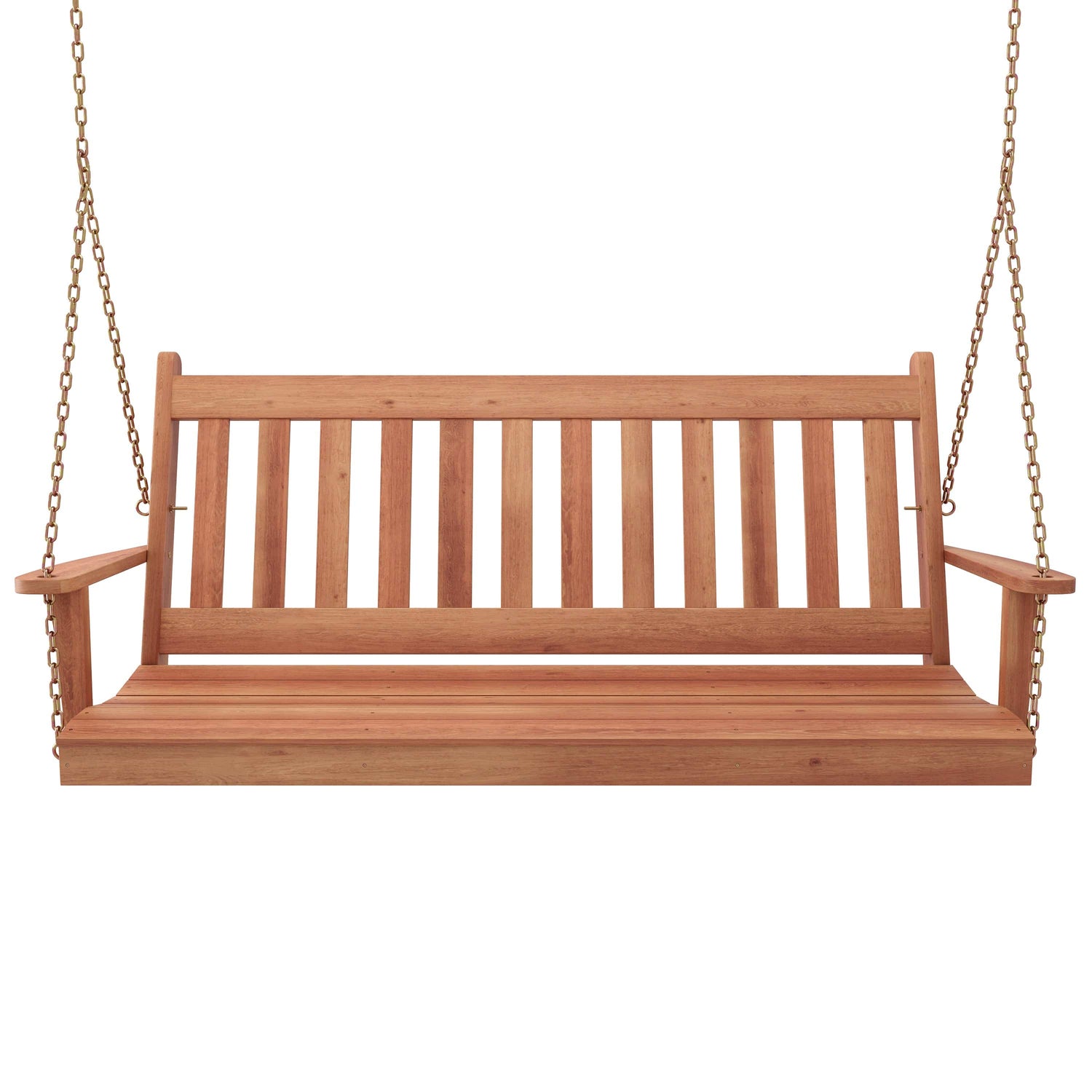 Keystone Amish Co. 4 Foot Franklin Red Cedar Porch Swing without Cup Holders