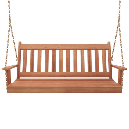 Keystone Amish Co. 4 Foot Franklin Red Cedar Porch Swing without Cup Holders