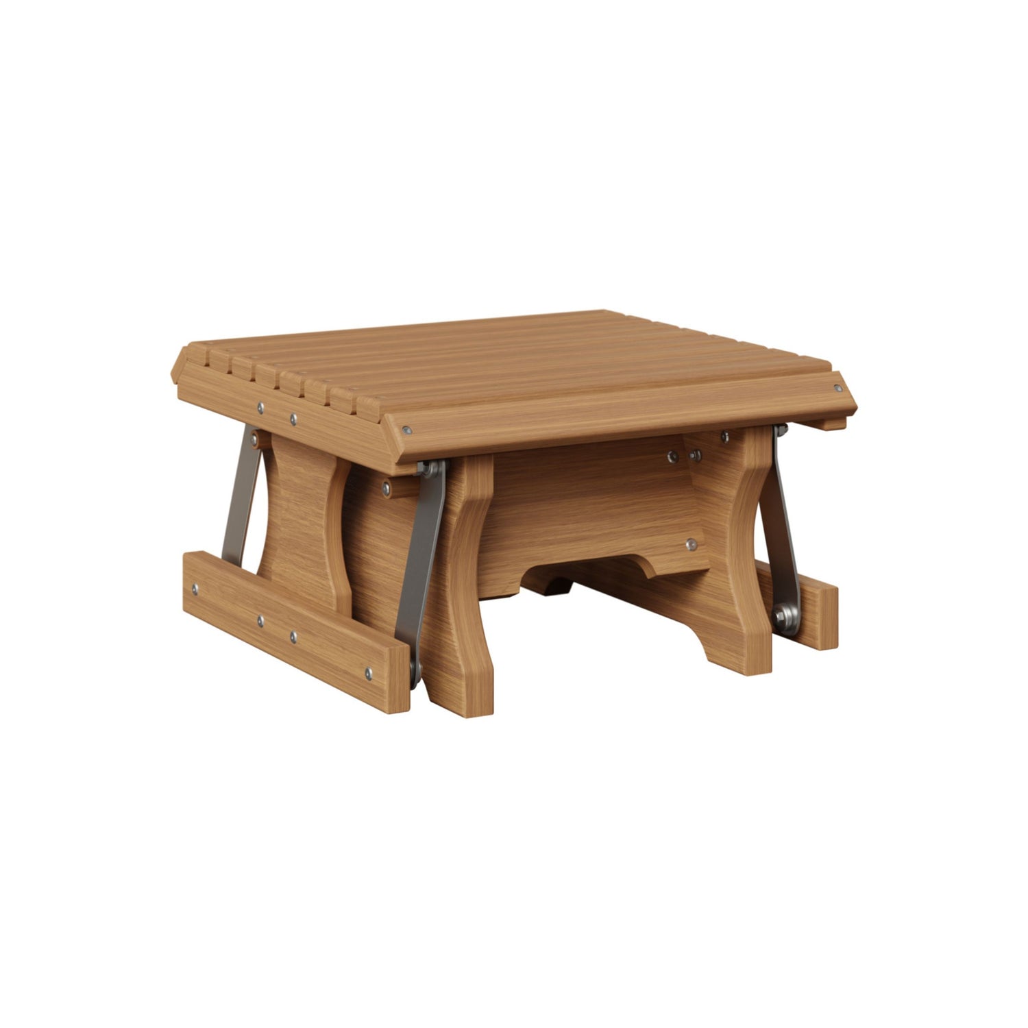 Berlin Gardens Outdoor Poly Lumber Gliding Footstool