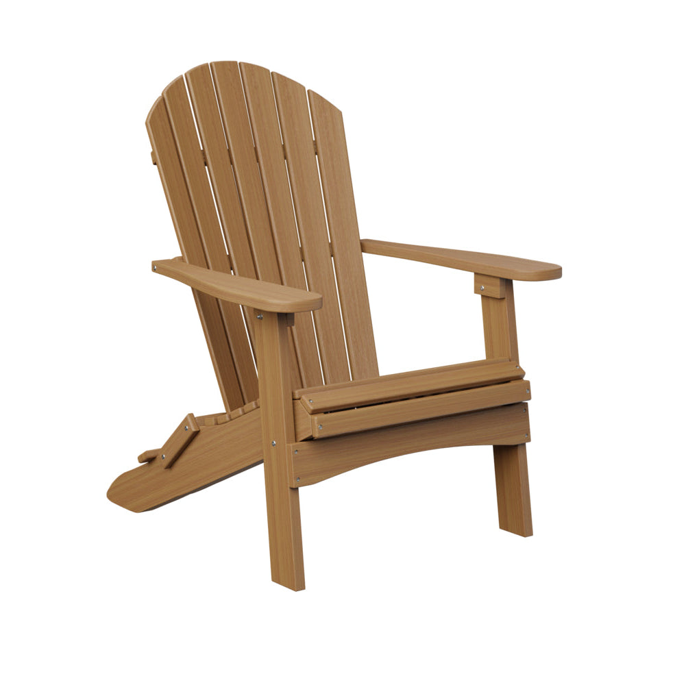 Berlin Gardens Comfo Back Poly Lumber Folding Adirondack Chair