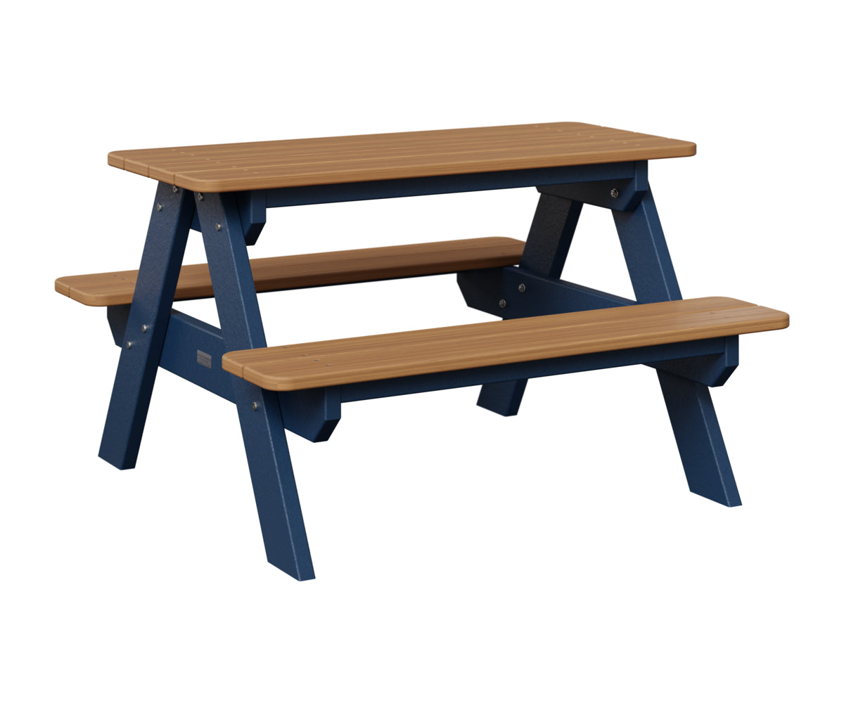 Berlin Gardens Kids Poly Lumber Rectangular Picnic Table