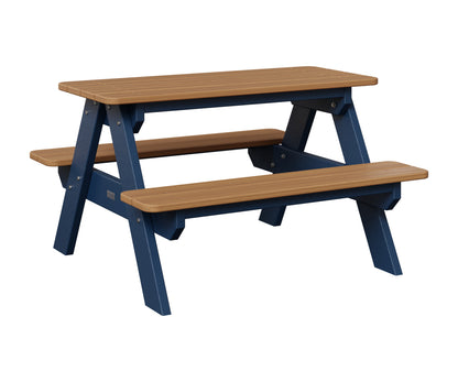 Berlin Gardens Kids Poly Lumber Rectangular Picnic Table