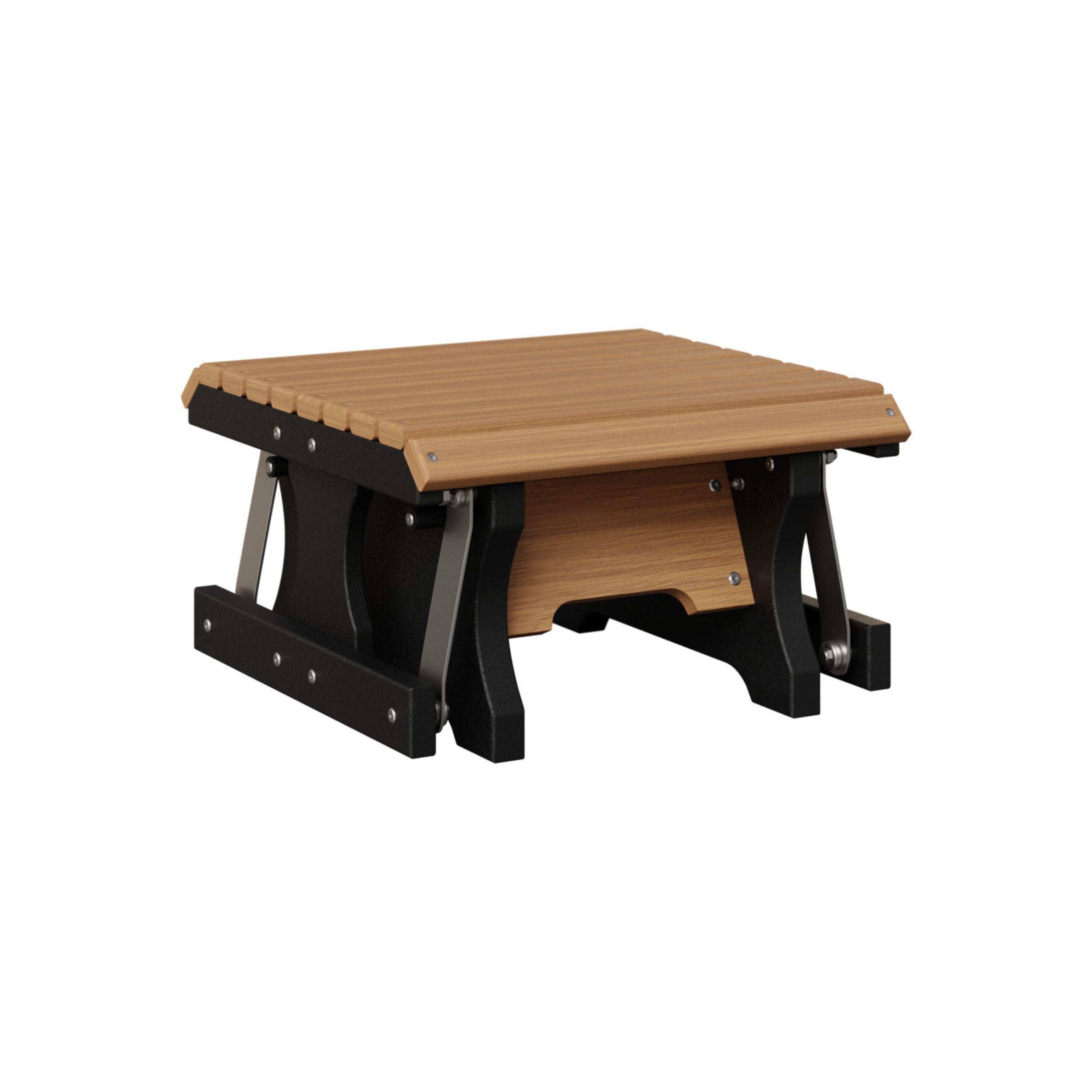 Berlin Gardens Outdoor Poly Lumber Gliding Footstool