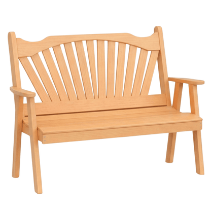 Keystone Amish Co. Red Cedar Sunburst Garden Bench