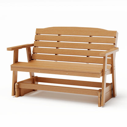 SimplyPoly Amish Made Classic Recycled Plastic Porch Glider