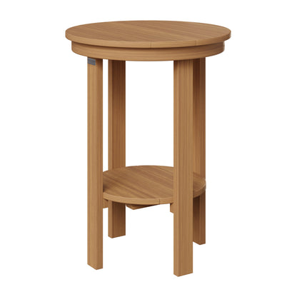 Berlin Gardens Outdoor Poly Lumber Round End Counter Table