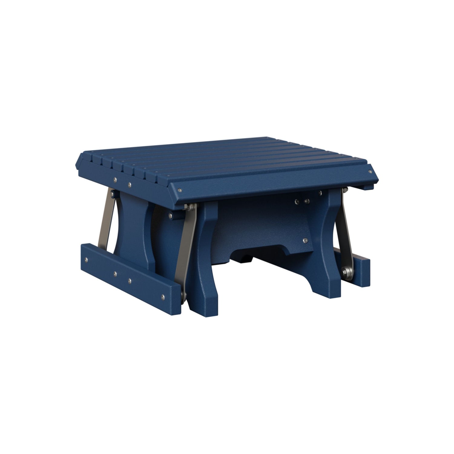 Berlin Gardens Outdoor Poly Lumber Gliding Footstool