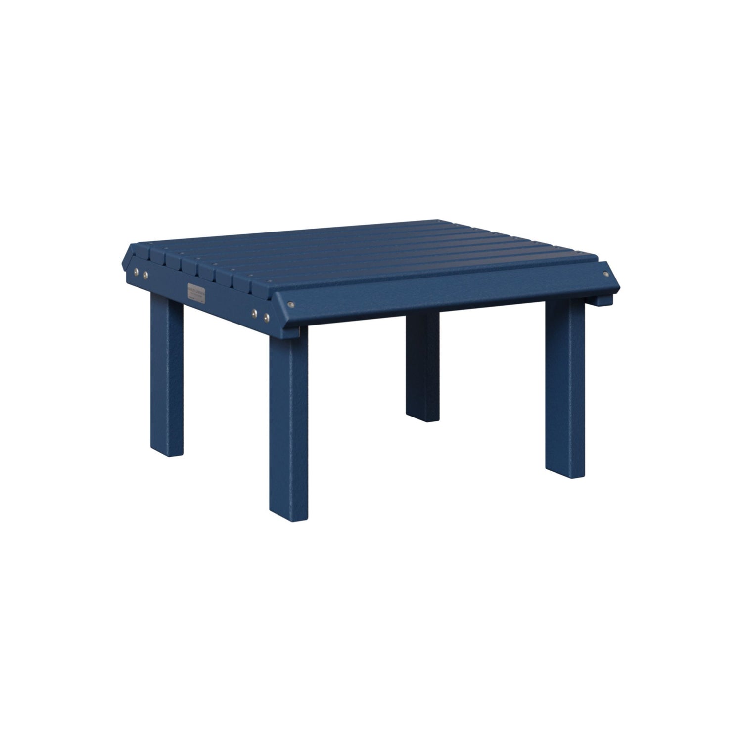 Berlin Gardens Outdoor Poly Lumber Stationary Footstool