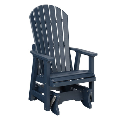 Berlin Gardens Comfo Back Poly Lumber Single Glider