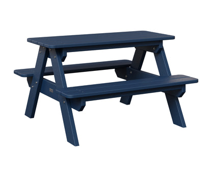 Berlin Gardens Kids Poly Lumber Rectangular Picnic Table