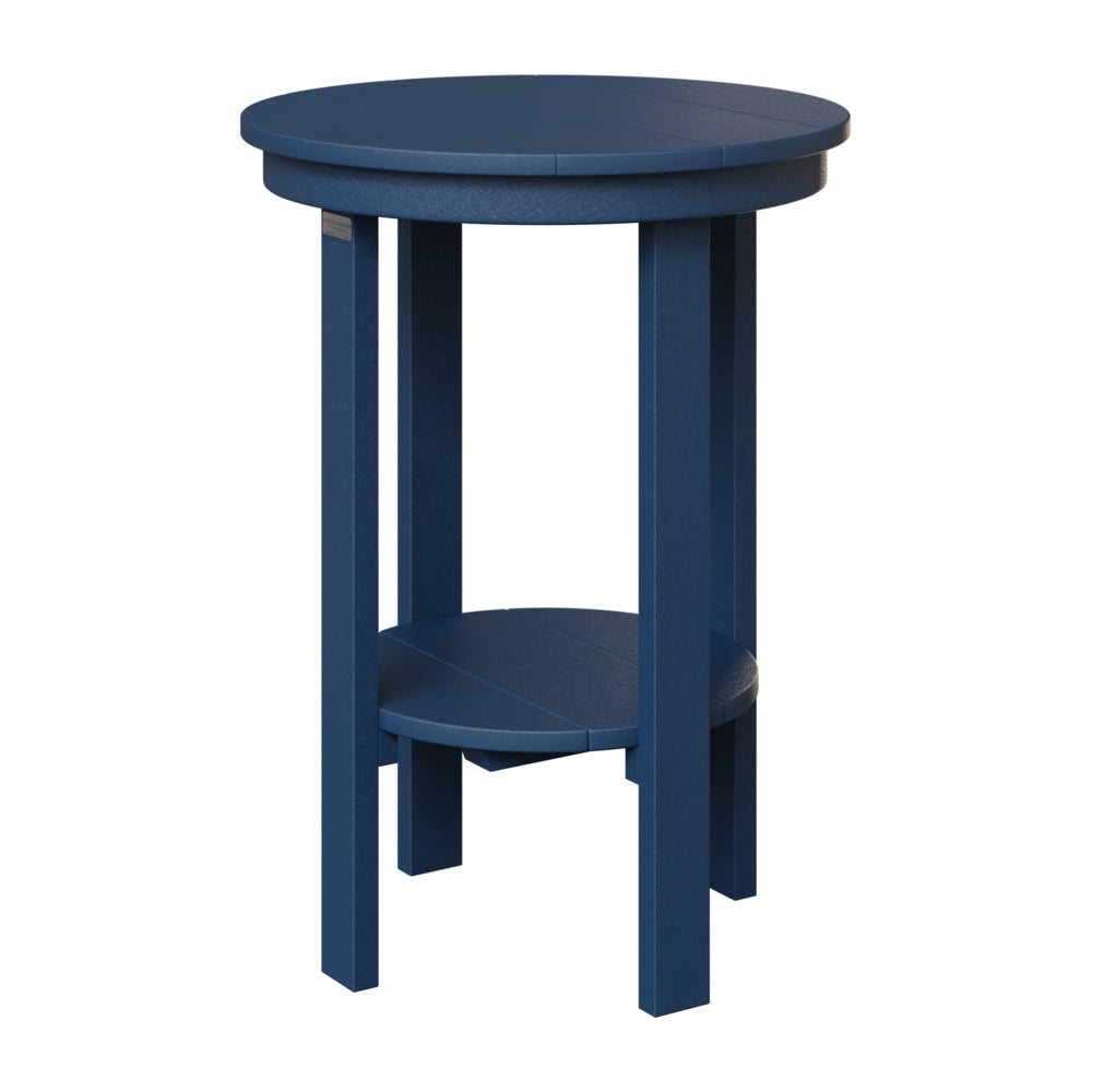 Berlin Gardens Outdoor Poly Lumber Round End Counter Table
