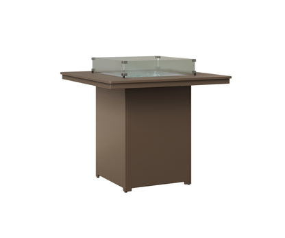 Berlin Gardens Numa Outdoor Poly Lumber Fire Pit Bar Table