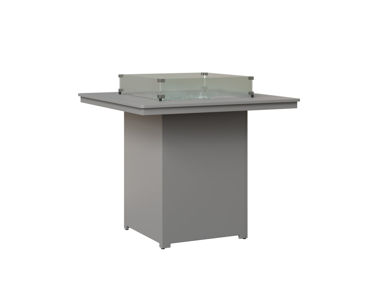 Berlin Gardens Numa Outdoor Poly Lumber Fire Pit Bar Table
