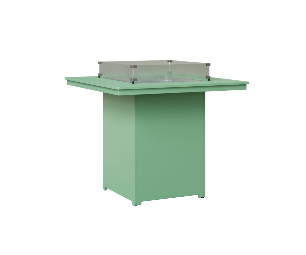 Berlin Gardens Numa Outdoor Poly Lumber Fire Pit Bar Table