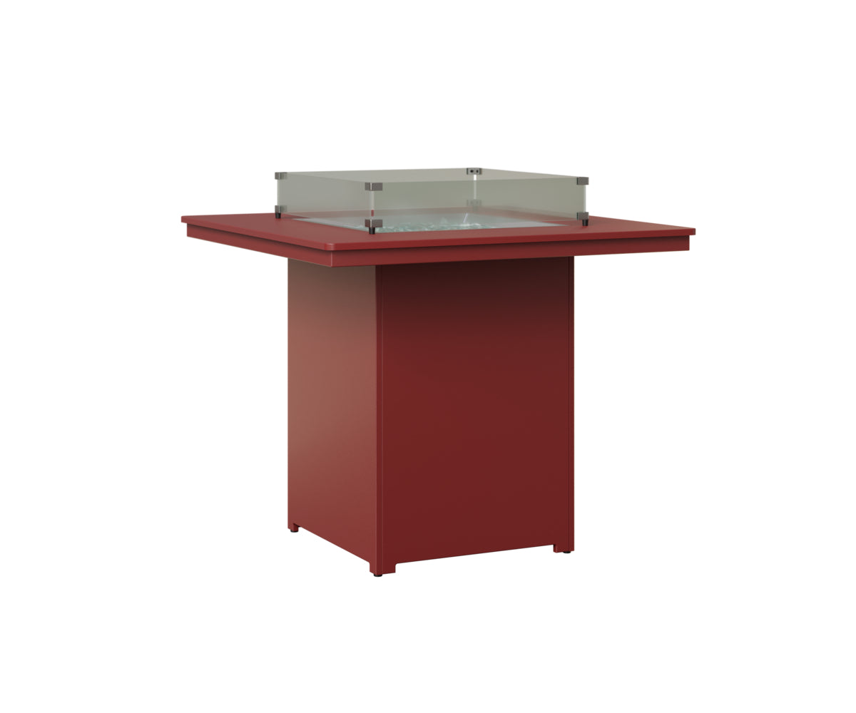 Berlin Gardens Numa Outdoor Poly Lumber Fire Pit Bar Table