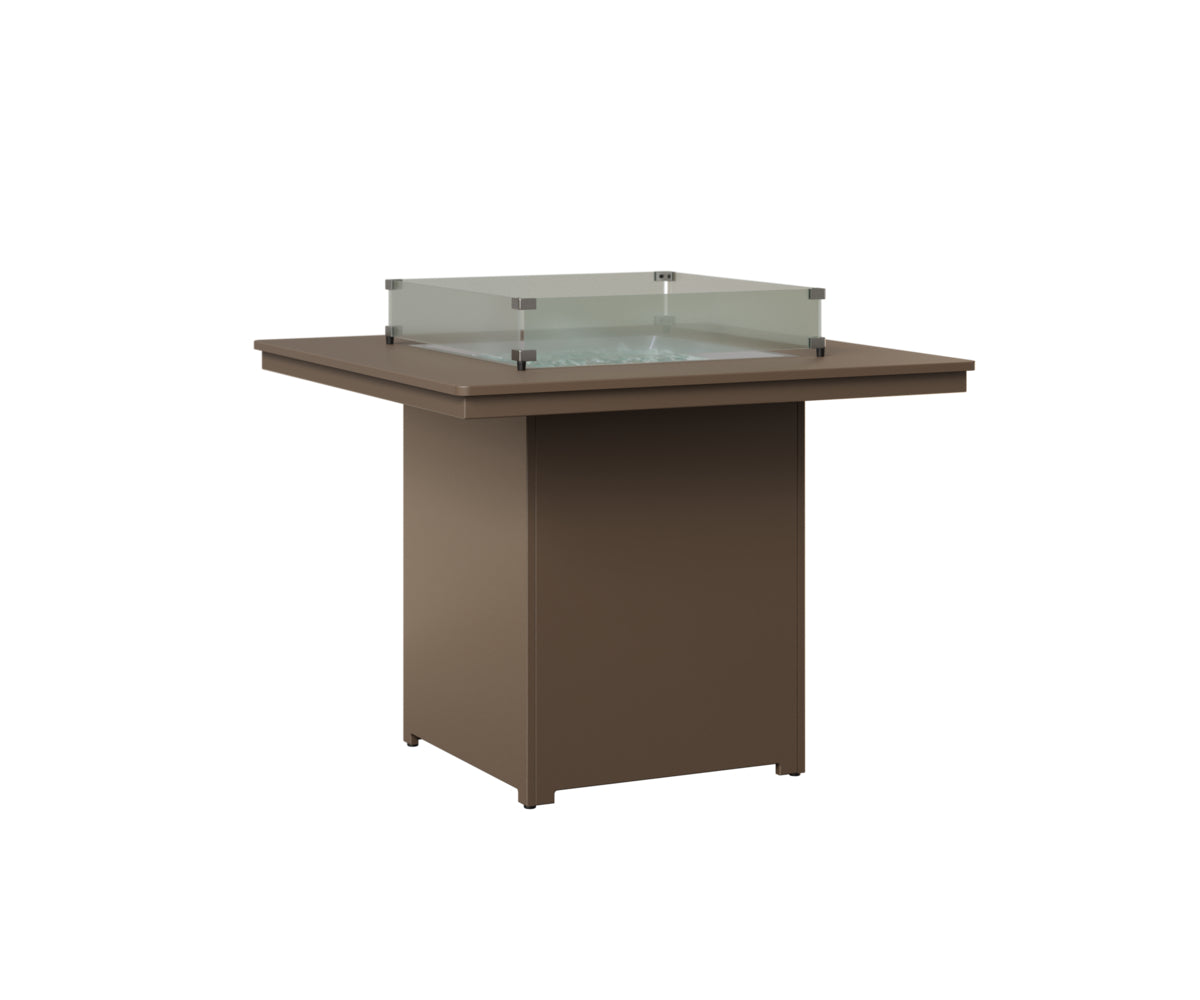 Berlin Gardens Numa Outdoor Poly Lumber Fire Pit Counter Height Table