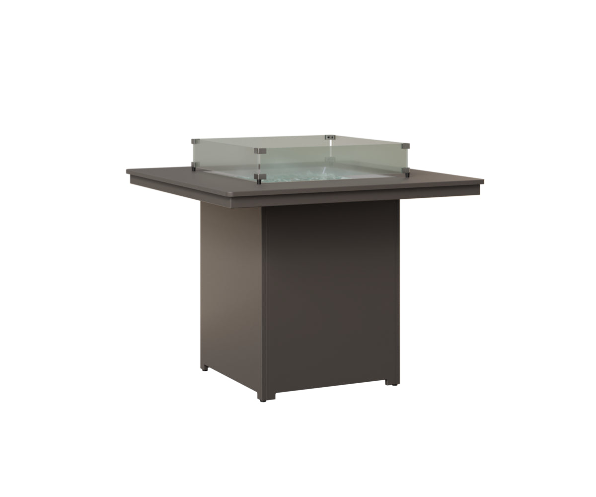 Berlin Gardens Numa Outdoor Poly Lumber Fire Pit Counter Height Table