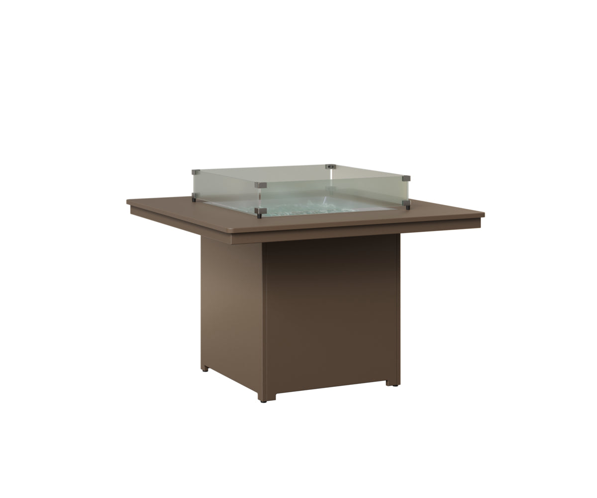 Berlin Gardens Numa Outdoor Poly Lumber Fire Pit Dining Height Table