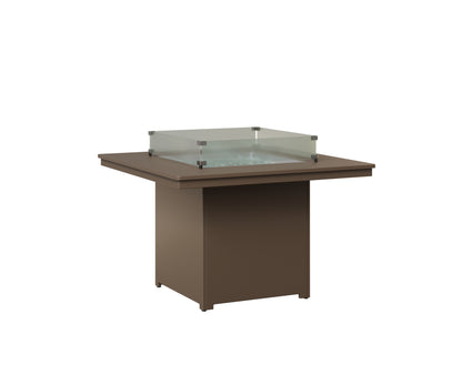 Berlin Gardens Numa Outdoor Poly Lumber Fire Pit Dining Height Table
