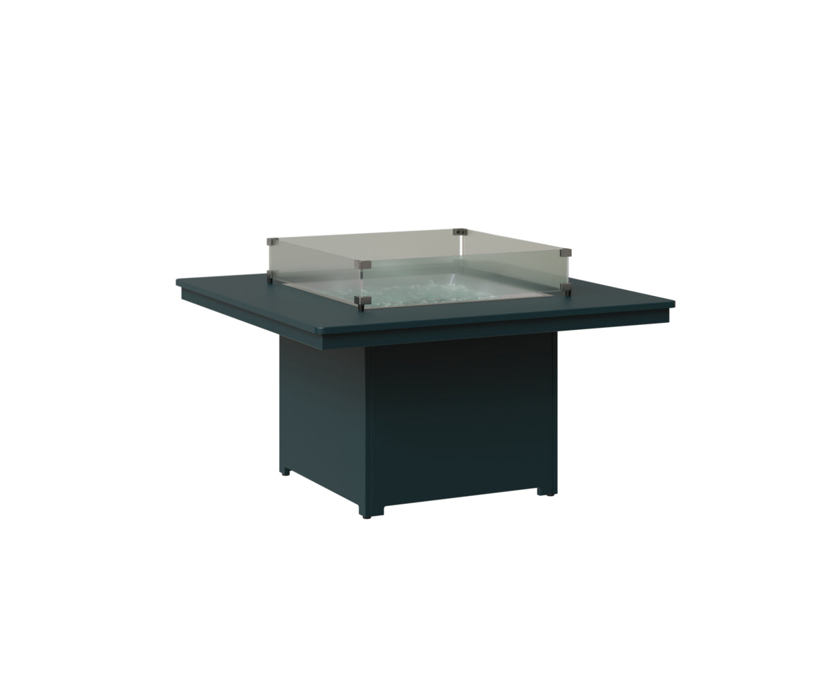 Berlin Gardens Numa Outdoor Poly Lumber Square Fire Pit Table