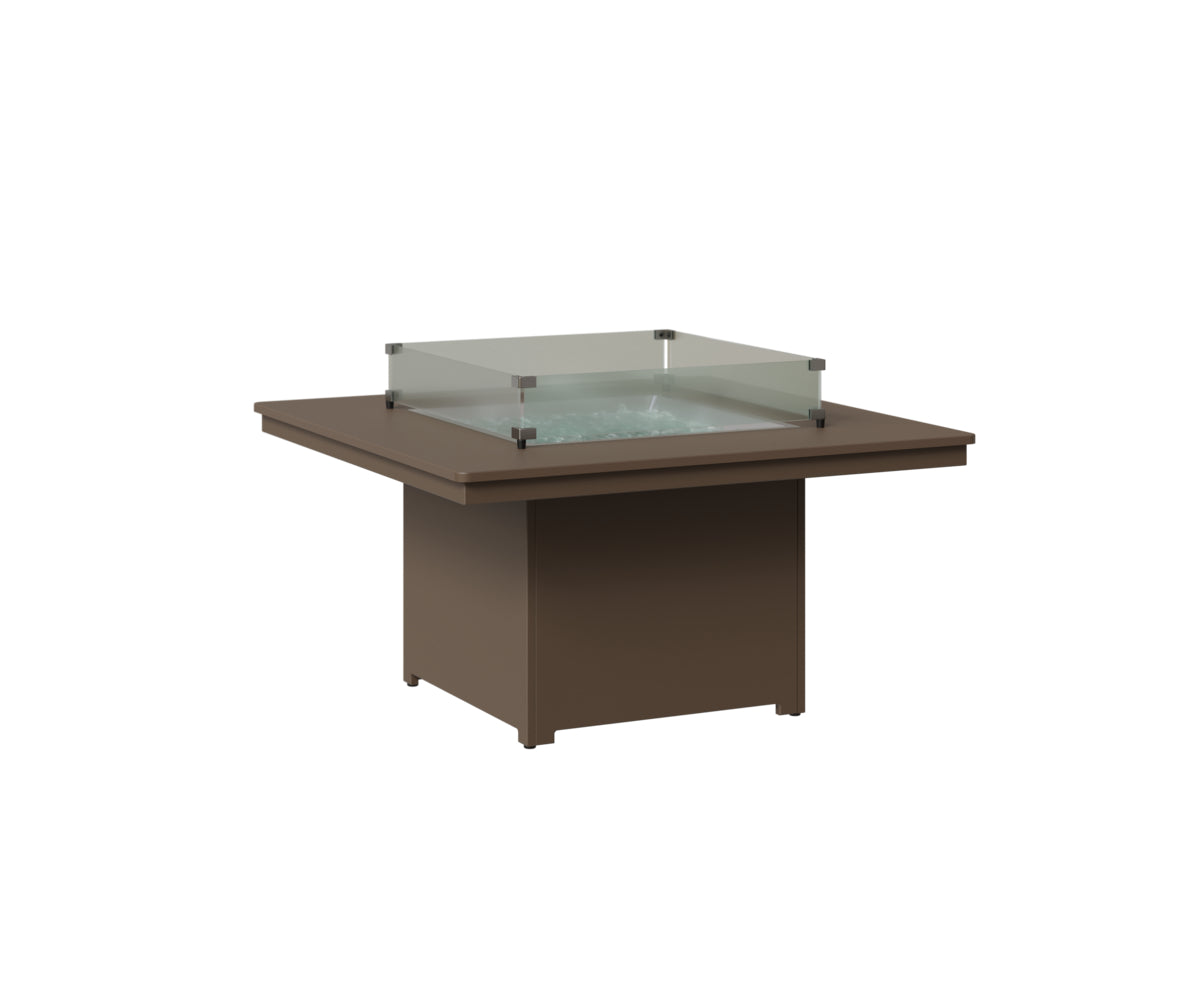 Berlin Gardens Numa Outdoor Poly Lumber Square Fire Pit Table