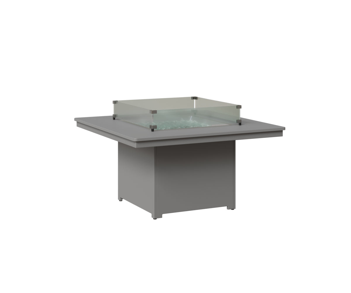Berlin Gardens Numa Outdoor Poly Lumber Square Fire Pit Table